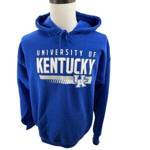 Captivating University Kentucky Wildcats Hoodie Sweatshirt Mens Large NCAA NEW